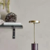 Sale Bloomingville Chico Trådløs Bordlampe H30 cm, Messing