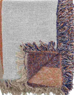 Clarita Plaid 130x160 cm, Orange Plaider Og Tæpper