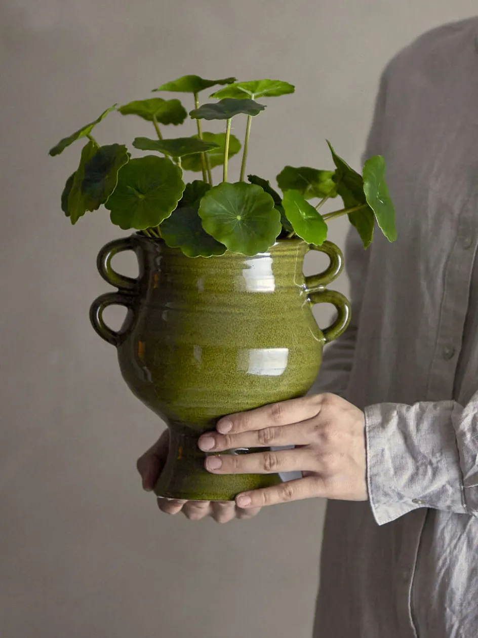 New Bloomingville Copper Kunstig Plante H30,5 cm, Grøn