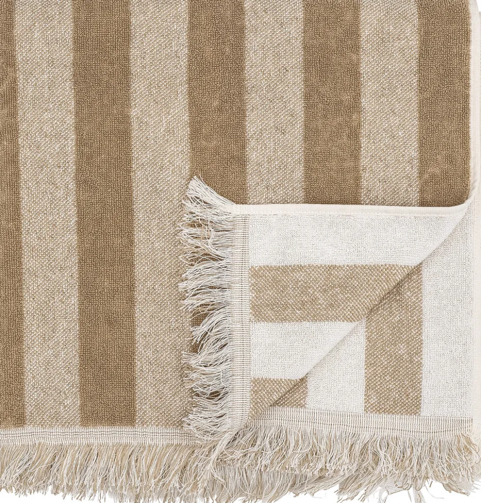 Discount Bloomingville Elaia Håndklæde 50x100 cm, Brun