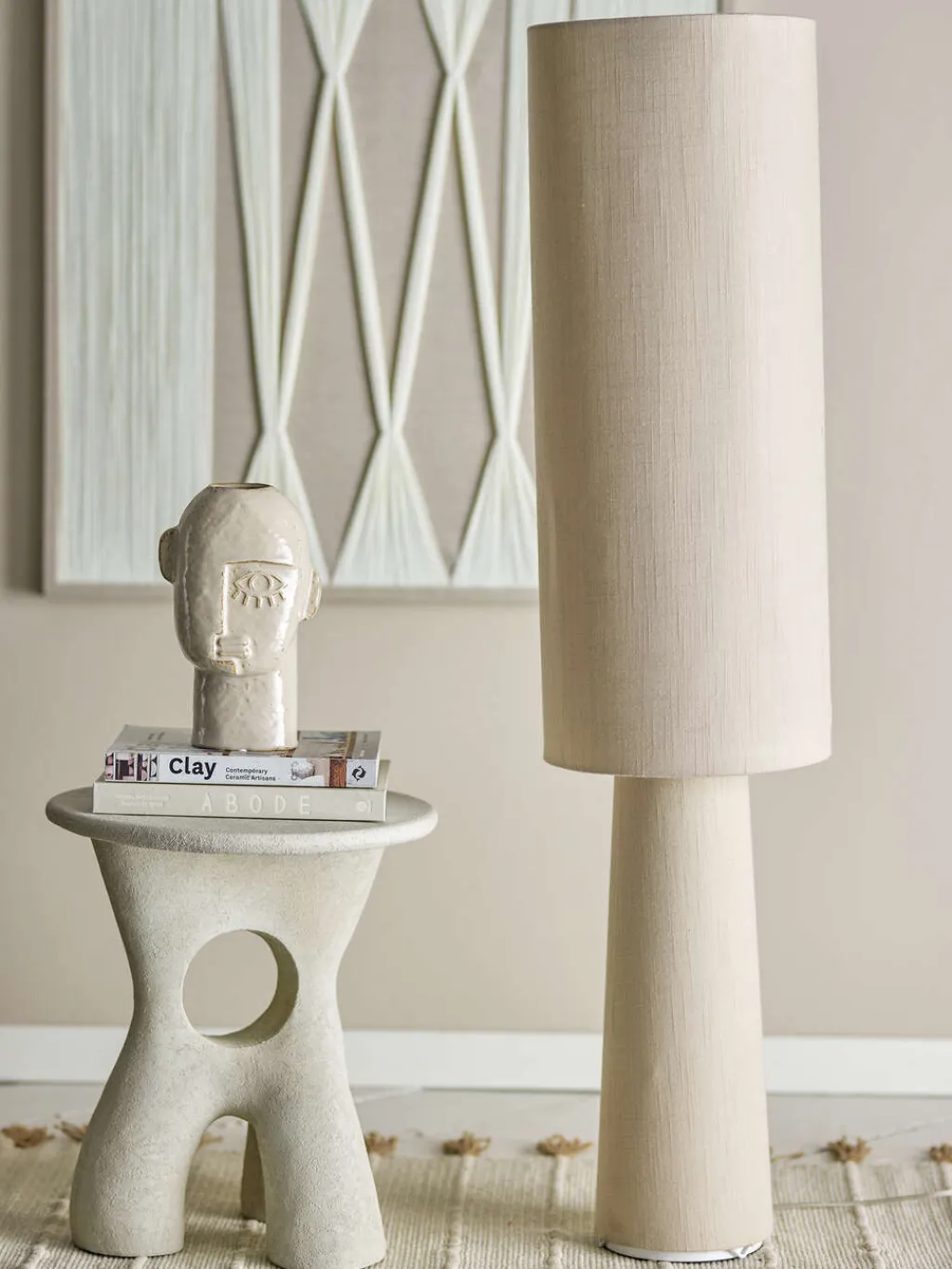 Bloomingville Lamper Til Kontoret|Lamper Til Stuen > Emmie Gulvlampe H120 cm, Natur