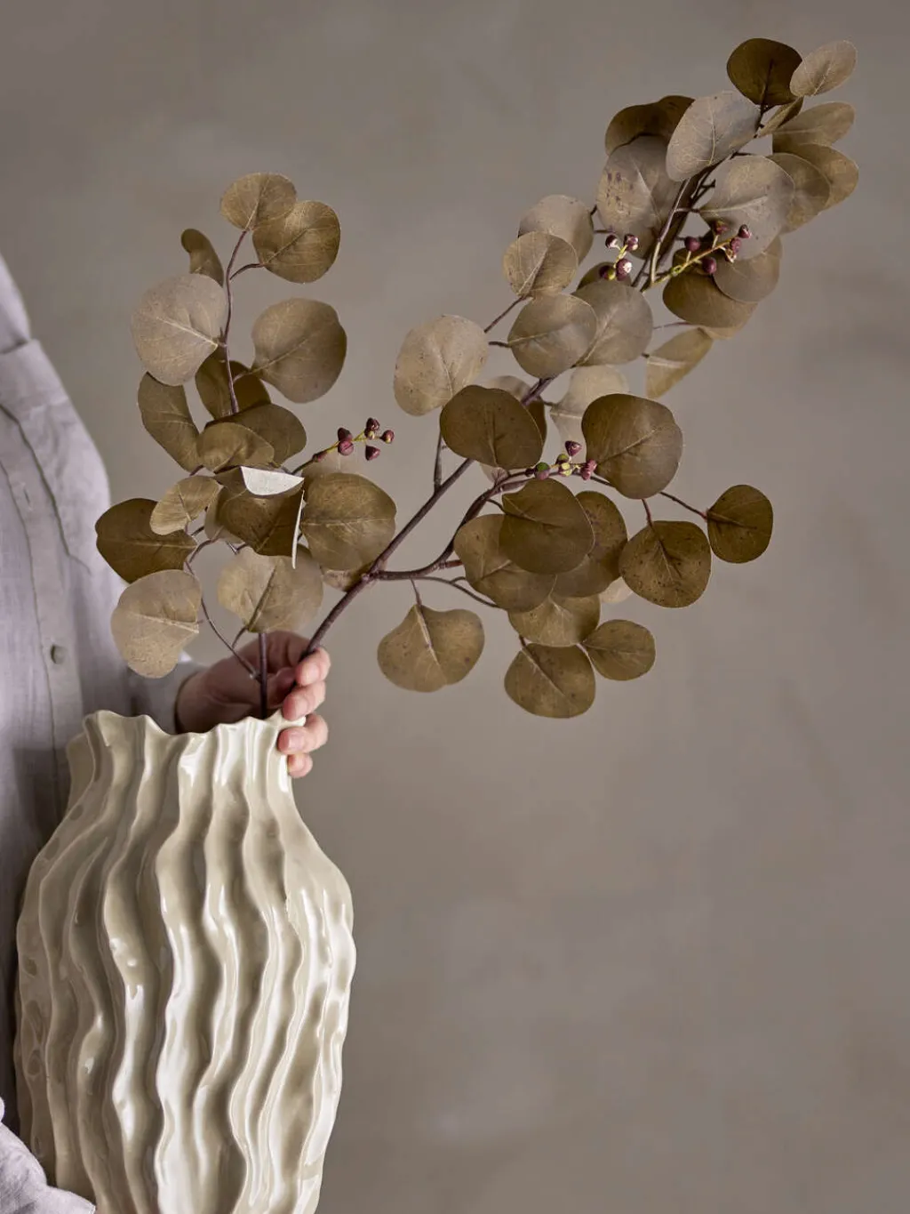 Online Eucalyptus Kunstig Stilk 86 cm, Brun Stue
