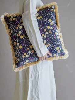 New Eydis Pude 45x45 cm, Blå Puder Og Betræk