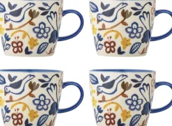 Best Bloomingville Figuria Krus m. Hank 4 stk. 30 cl, Multi Krus