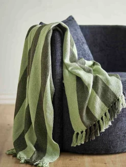 Bloomingville Plaider Og Tæpper > Frello Plaid 130x160 cm, Grøn