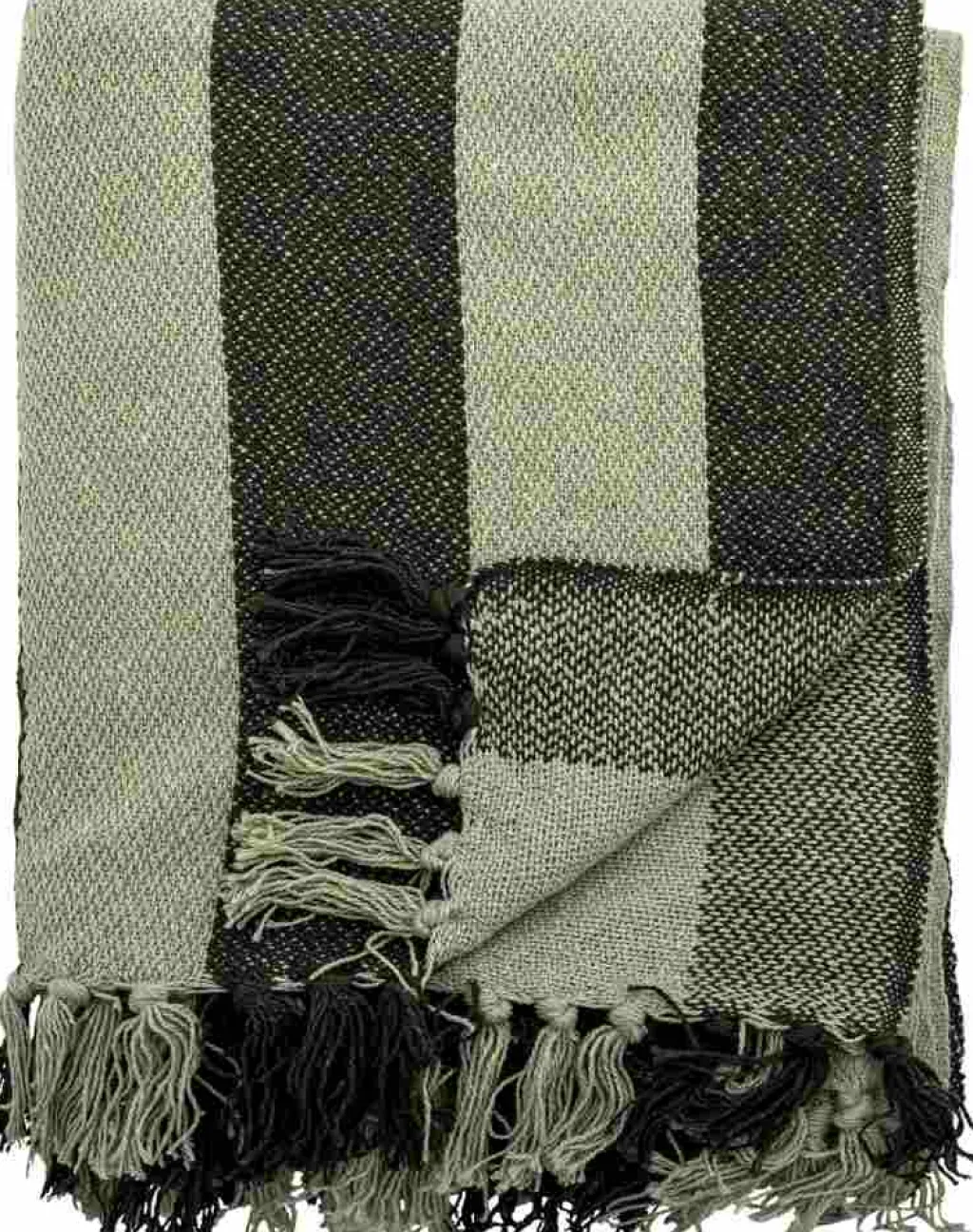 Bloomingville Plaider Og Tæpper > Frello Plaid 130x160 cm, Grøn