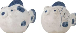 Bloomingville Salt Og Peber|Salt Og Peber > Fugu Salt- og Pebersæt H6,5 cm, Blå