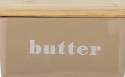 Outlet Bloomingville Hanyu Smørboks 12,5 cm, Brun