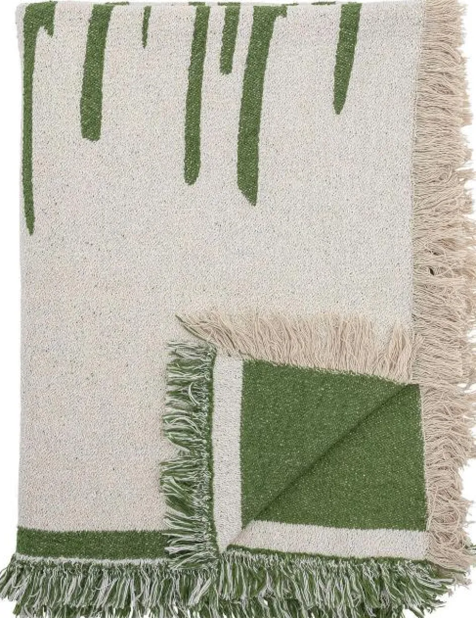 Sale Bloomingville Haxby Plaid 130x160 cm, Grøn