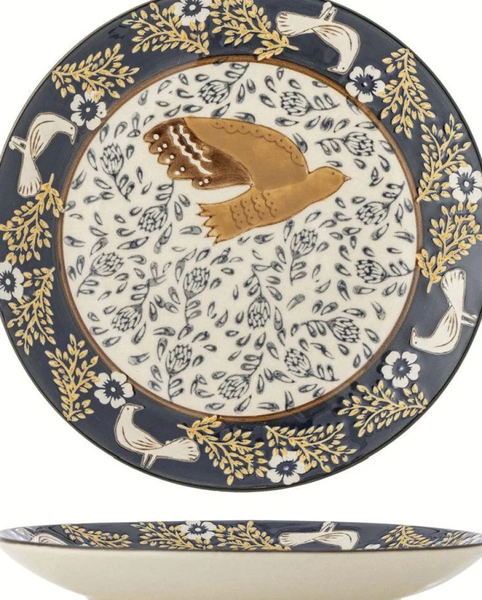 Outlet Bloomingville Hezha Tallerken 16 cm, Blå