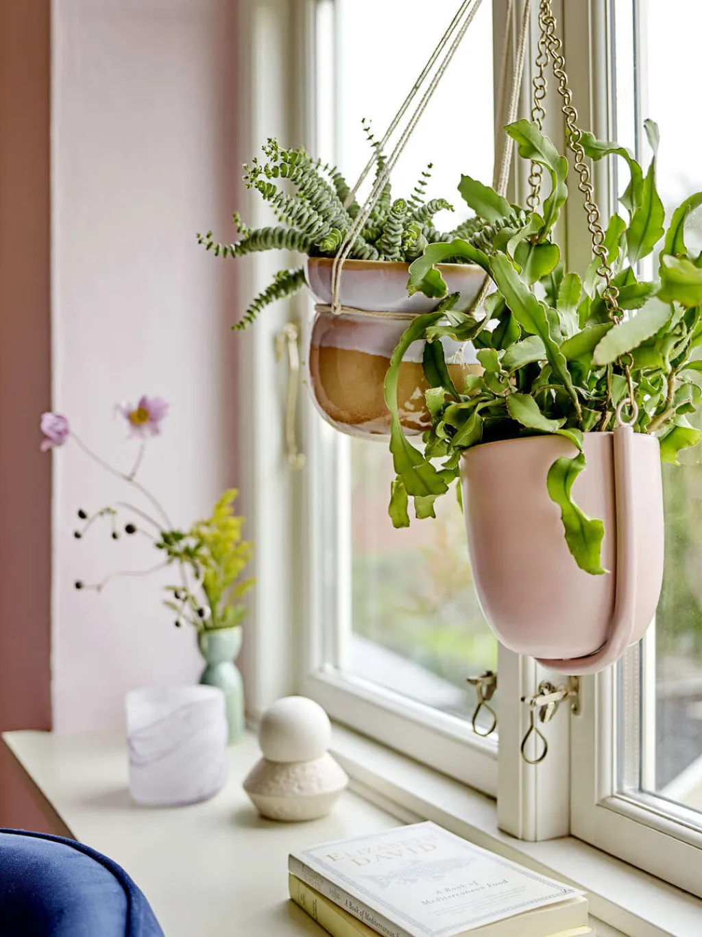 Bloomingville Stue|Urtepotter Og Krukker > Kati Hængeurtepotte H66,5 cm, Rosa