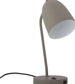Sale Lemar Bordlampe H37 cm, Grå Lamper Til Kontoret|Lamper Til Soveværelset