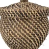 Bloomingville Kurve Og Kasser > Leoonie Kurv m. Låg H18 cm, Sort Rattan