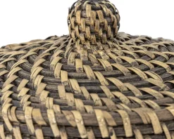 Bloomingville Kurve Og Kasser > Leoonie Kurv m. Låg H18 cm, Sort Rattan