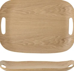 Bloomingville Serveringsbakker|Stue > Leyton Serveringsbakke 44 cm, Eg