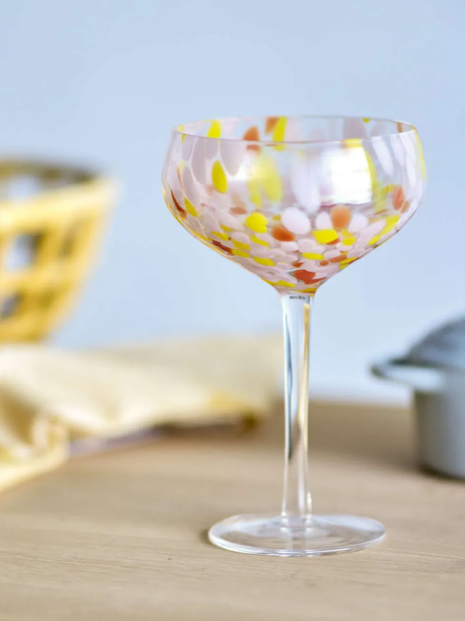 Outlet Bloomingville Lilya Cocktailglas 29,5 cl, Rosa