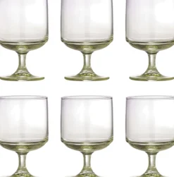 Hot Luciana Drikkeglas 6 stk. 30 cl, Lilla Vandglas
