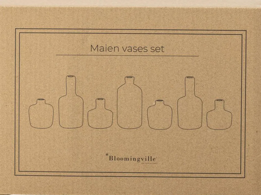 Best Maien Vase 7 stk, Brun Stue|Vaser