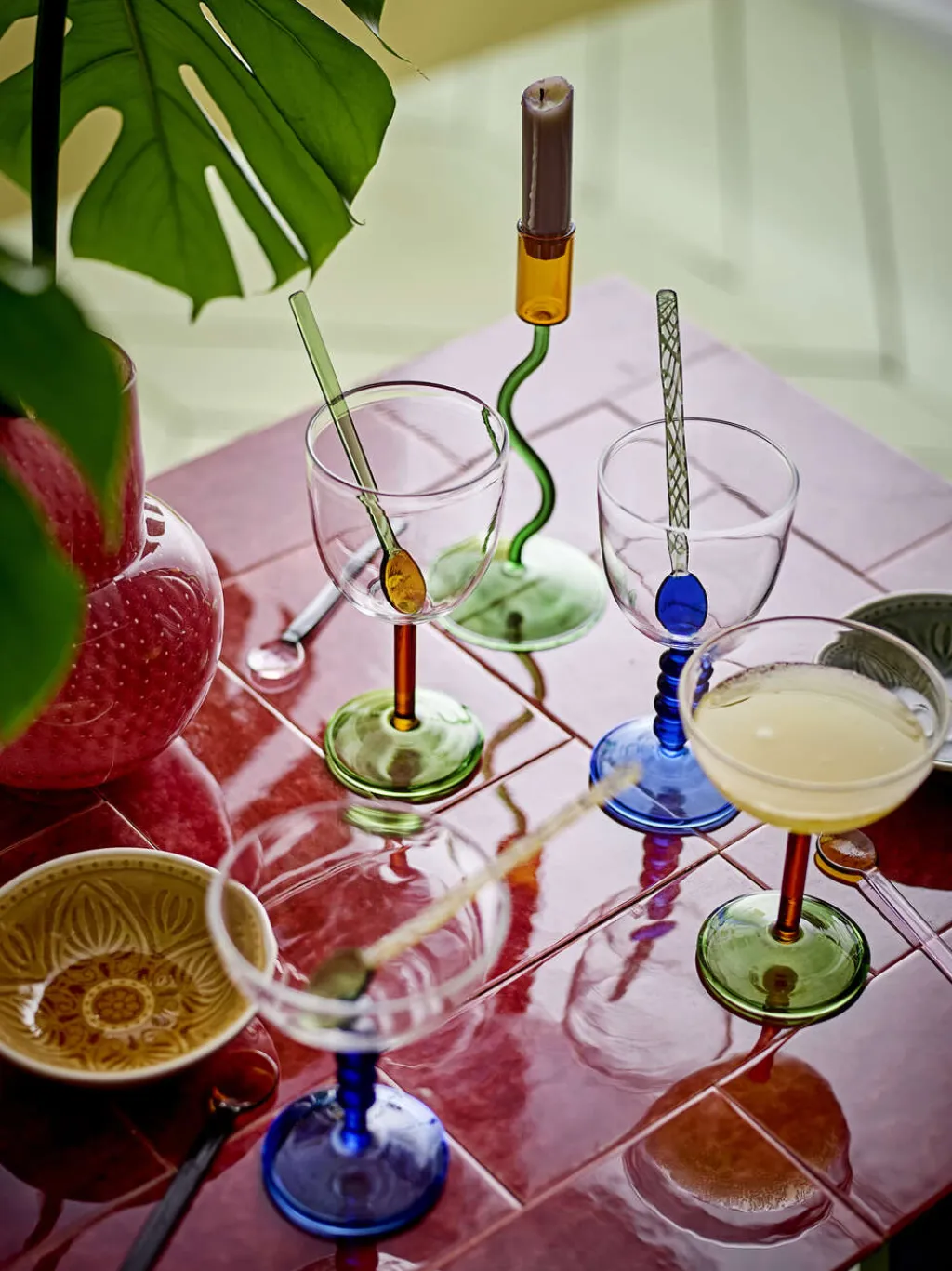 Online Martine Cocktailglas 23 cl, Grøn Drinksglas|Drinksglas