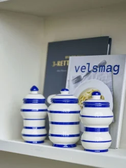 Outlet Bloomingville Maynard Krukke m. Låg 3 stk, Blå