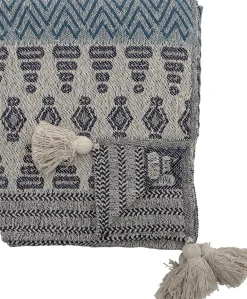 Discount Bloomingville Milas Plaid 130x160, Genanvendt Bomuld