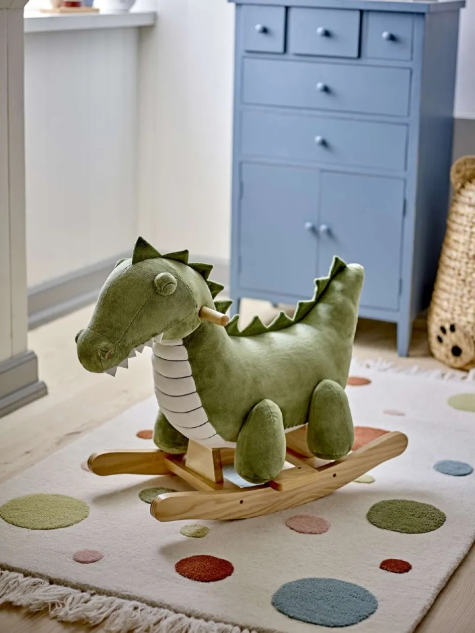 Hot Bloomingville mini Arnie Gyngekrokodille 70 cm, Grøn