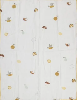 Babytæppe 100x80 cm, Hvid Børn Plaider Til Børneværelset|Plaider Til Børneværelset