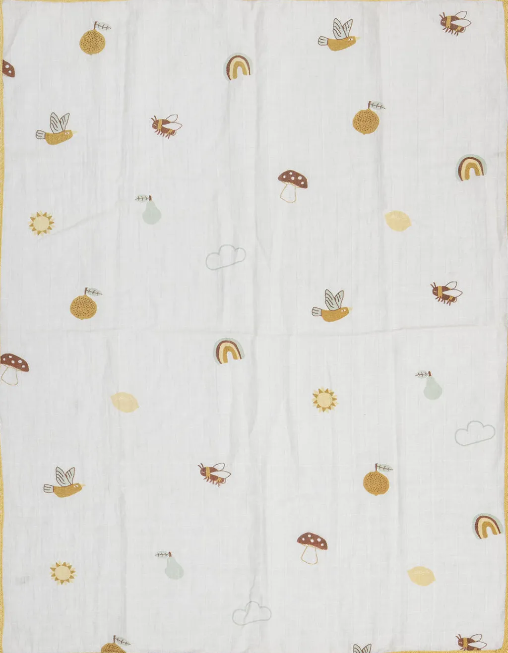 Babytæppe 100x80 cm, Hvid Børn Plaider Til Børneværelset|Plaider Til Børneværelset