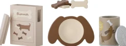 Outlet Bloomingville mini Charlie Legetøj Legemad 7 Dele, Brun