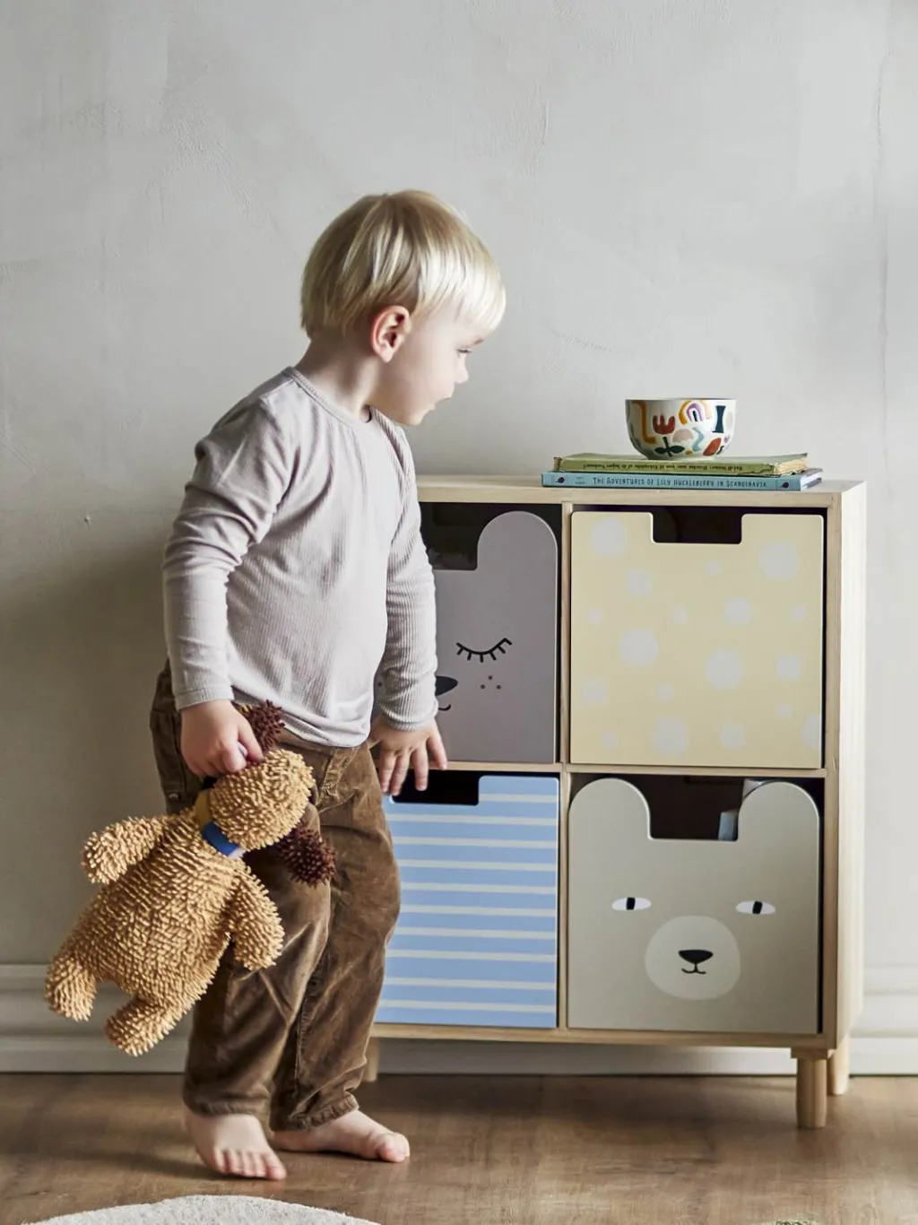 Charlie Bamse 35 cm, Multi Børn Tøjdyr Og Nusseklude