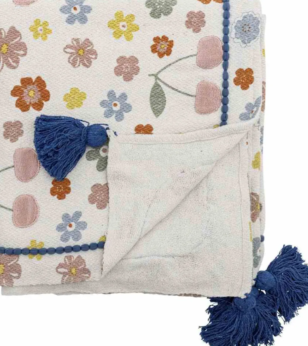 Børn Bloomingville mini Plaider Til Børneværelset|Plaider Til Børneværelset > Cherry Plaid 130x160 cm, Rosa
