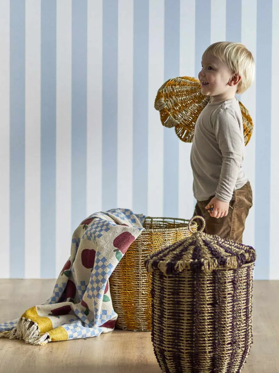 Clearance Creative Collection Bloomingville Mini Cikkeline Kurv m. Låg 2 stk, Multi