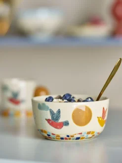 New Bloomingville mini Colorine Skål Ø12 cm, Natur