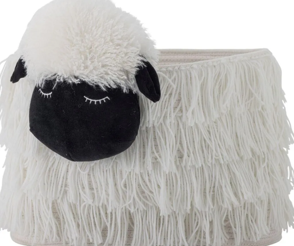 Børn Bloomingville mini Opbevaring Til Børneværelset|Børneværelse > Dolly Kurv H30 cm, Hvid