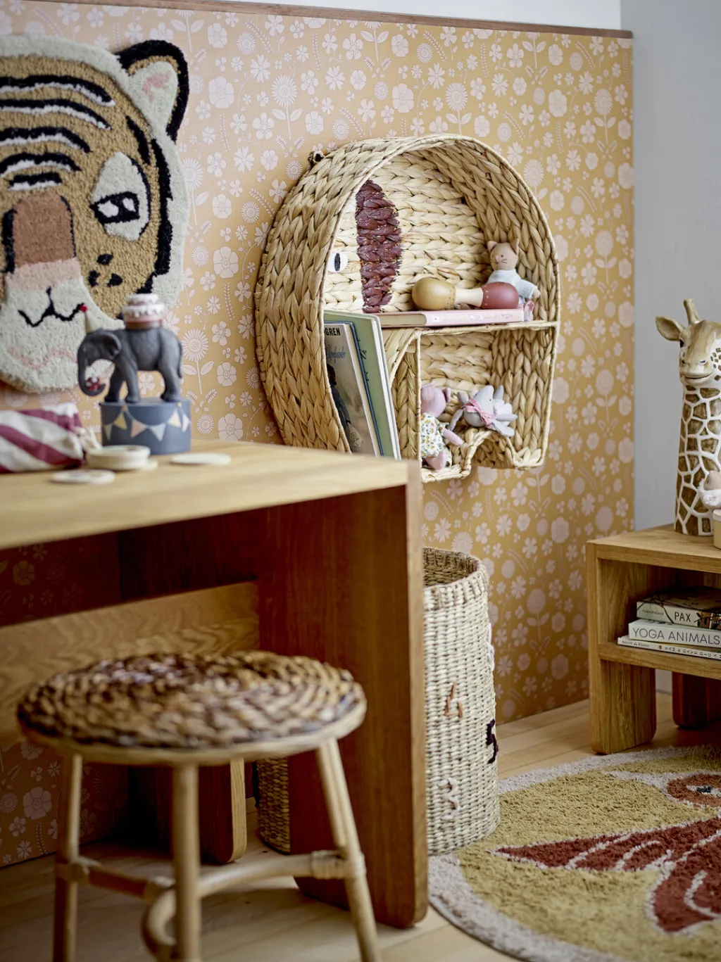 Børn Bloomingville mini Fødselsdagsdekoration|Børneværelse > Flor Lysestage H18 cm, Elefant