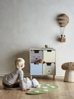 Huggi Vægkurv 23x62 cm, Rattan Børn Opbevaring Til Børneværelset|Børneværelse