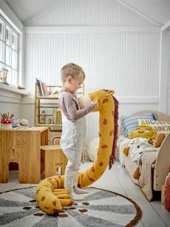 Online Ibber Bamse 184 cm, Orange Børn Tøjdyr Og Nusseklude