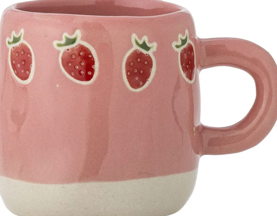 Outlet Bloomingville mini Millie Kop m. Hank 11 cl, Natur/Rosa