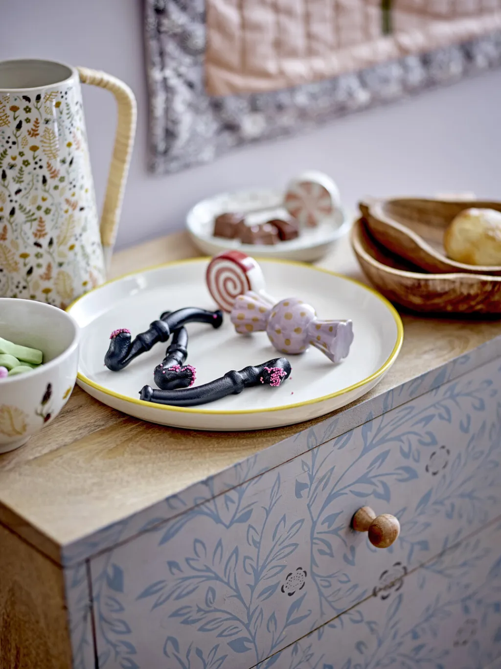 Børn Bloomingville mini Serveringsbakker|Stue > Mylie Bakke Ø23 cm, Natur