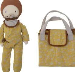 Outlet Bloomingville mini Nalle Babydukke 6 Dele 38 cm, Brun