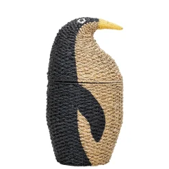 Best Bloomingville mini Pingvin Kurv m. låg 37 cm, Bankuan Græs