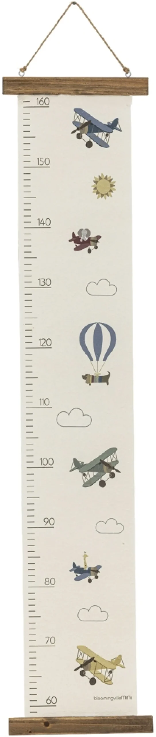 Børn Bloomingville mini Børneværelse|Interiør Til Børneværelset > Plane Højdemåler H114 cm, Blå