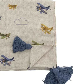 Børn Bloomingville mini Plaider Til Børneværelset|Børnetekstiler > Plane Plaid 130x160 cm, Natur