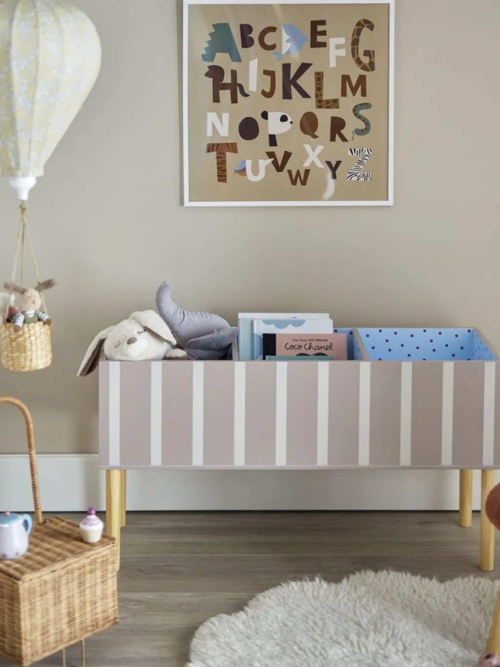 Børn Bloomingville mini Børnereoler Og -Skabe|Møbler Til Børneværelset > Salam Bogkasse 90x50 cm,