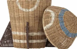 Sale Bloomingville mini Space Kurv m. Låg H35 cm, Rattan