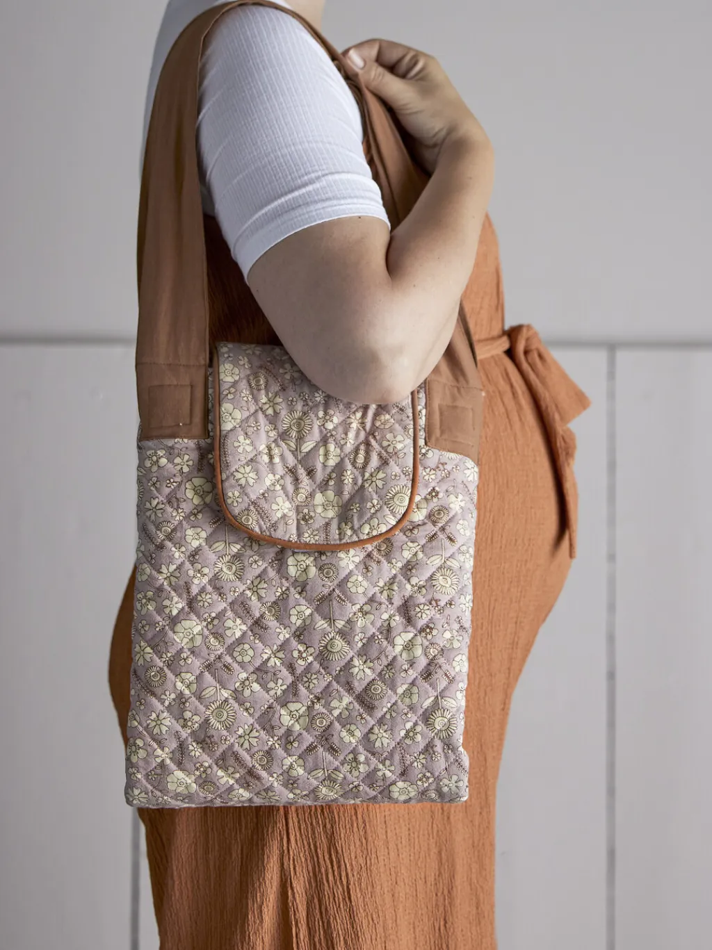 Børn Bloomingville mini Pusletilbehør|Øvrige Børnetekstiler > Thanne Puslemåtte 74 cm, Brun