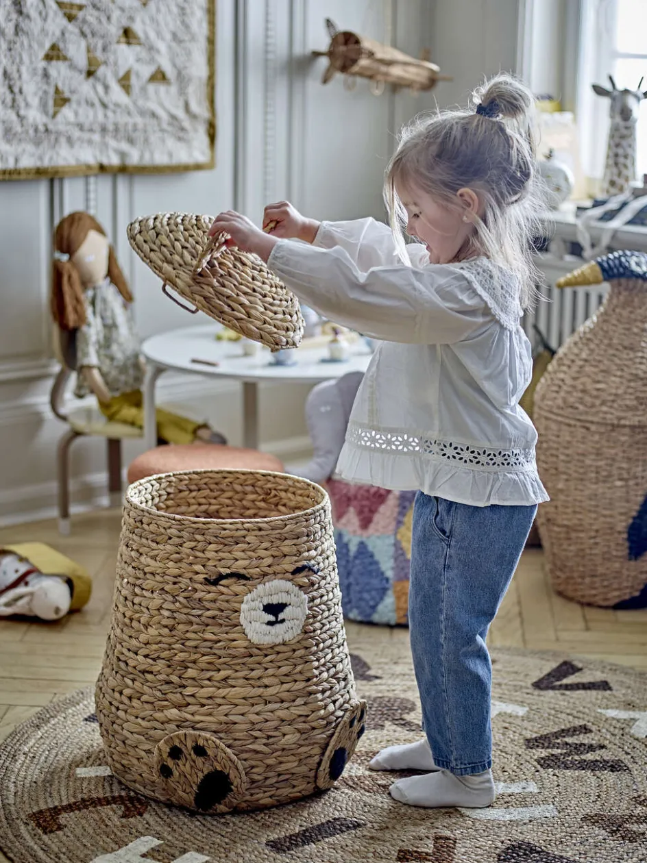Discount Bloomingville mini Timone Kurv m. Låg H57 cm, Vandhyacint