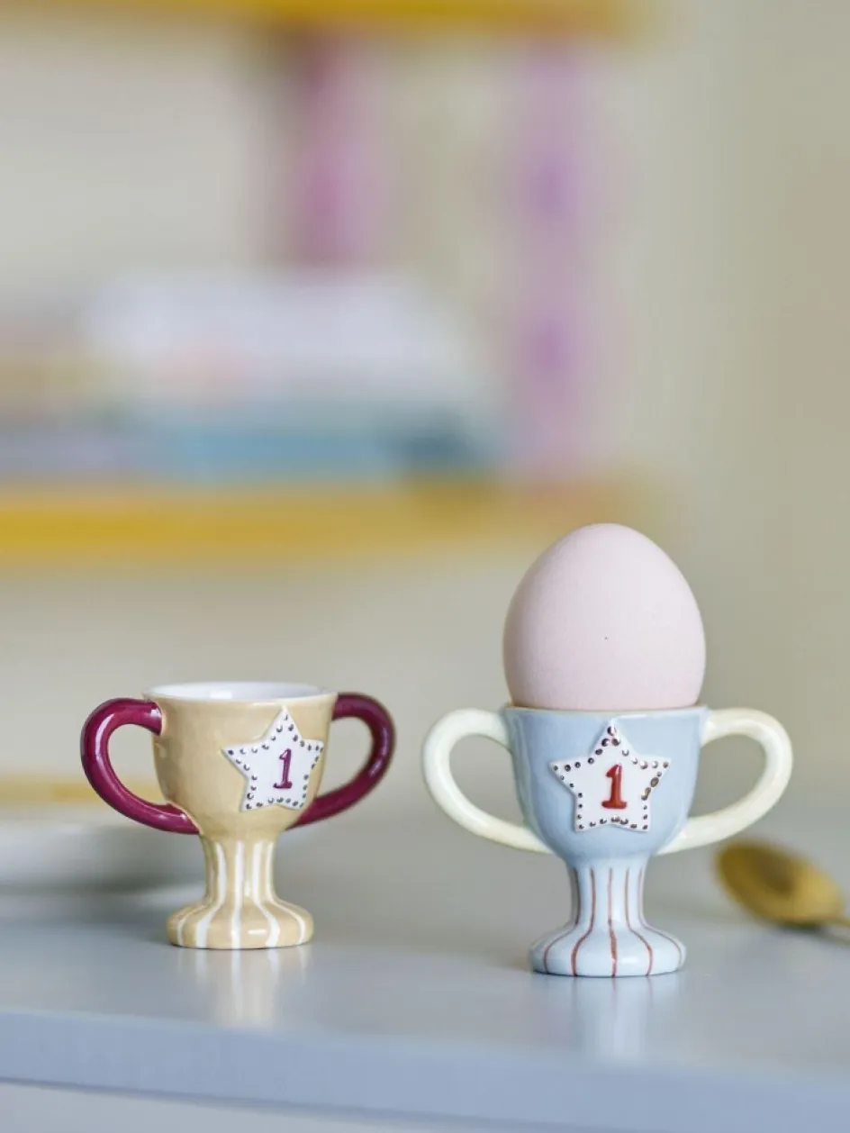 Outlet Bloomingville mini Trophy Æggebæger 2 stk. H6 cm, Blå