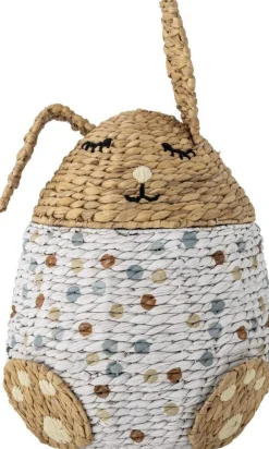 Børn Bloomingville mini Opbevaring Til Børneværelset|Børneværelse > Villja Kurv m. Låg H60 cm, Multi