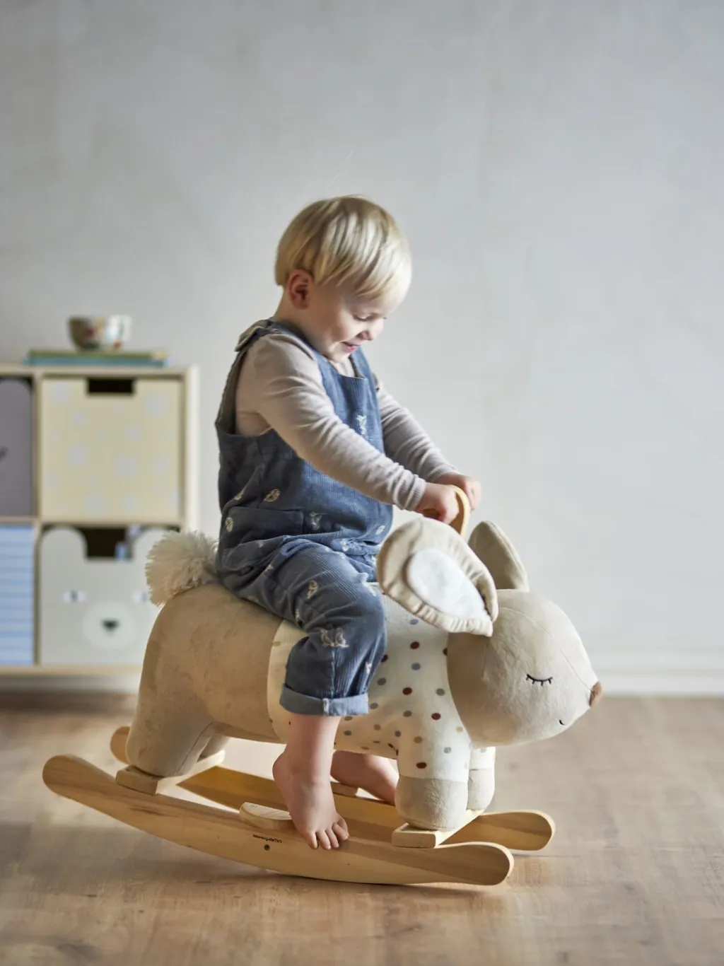 Online Villja Gyngekanin 72 cm, Multi Børn Gyngeheste Og -Dyr